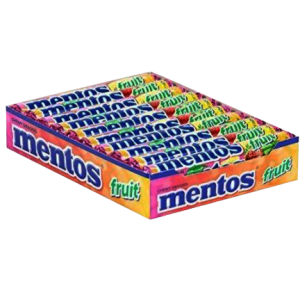Mentos τσιχλοκαραμέλες με γεύση φρούτων 20x38gr Mentos - 1