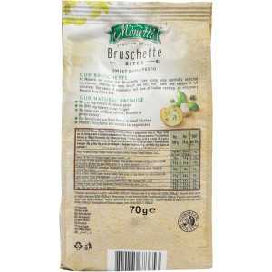 Monetti bruschette παξιμαδάκια με pesto 70gr