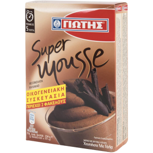 Γιώτης super mousse με σοκολάτα και κακάο 234gr