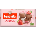 Terravita σοκολάτα yoghurt-strawberry 100gr