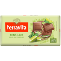 Terravita σοκολάτα mint and lime 100gr