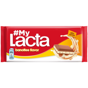 Lacta σοκολάτα banoffee 105gr