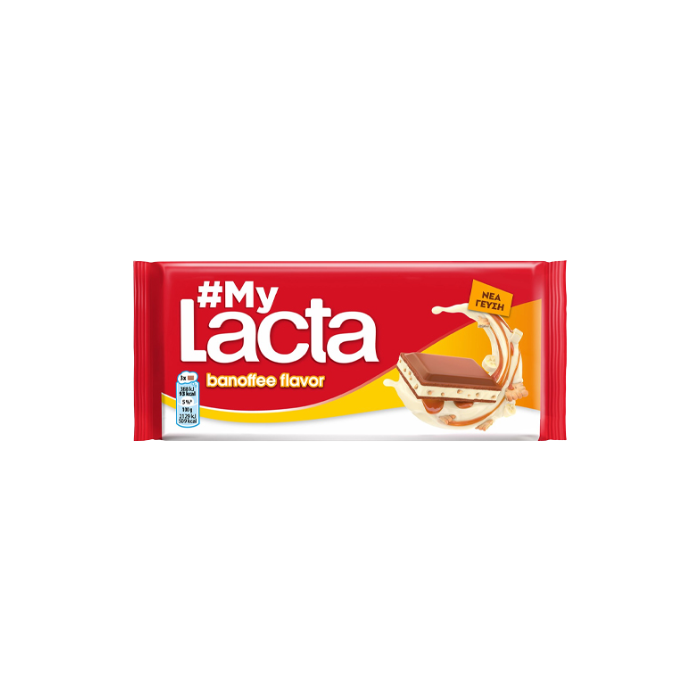 Lacta σοκολάτα banoffee 105gr