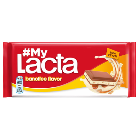 Lacta σοκολάτα banoffee 105gr