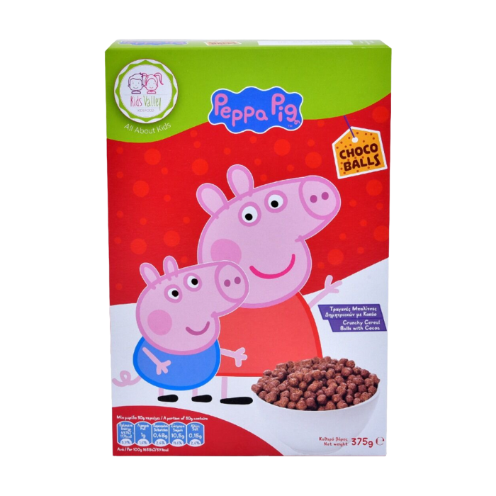 Peppa pig δημητριακά choco balls 375gr