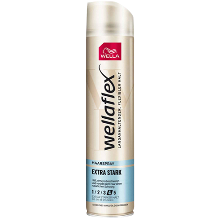 Wellaflex hair spray No4 extra volume stark 250ml Wella - 1