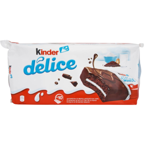 Kinder delice γαλακτοφέτα 10x39gr Kinder - 1