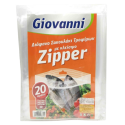 Giovanni σακούλες τροφίμων με zipper 18x22cm 1,5lt 20τεμ Giovanni - 1