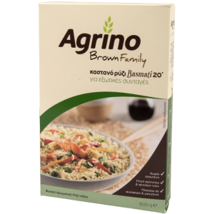 Agrino ρύζι καστανό basmati 20' για εξωτικές συνταγές 500gr Agrino - 1
