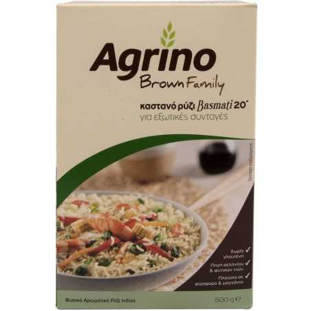 Agrino ρύζι καστανό basmati 20' για εξωτικές συνταγές 500gr Agrino - 4