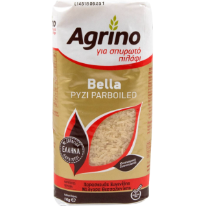Agrino ρύζι parboiled bella για σπυρωτό πιλάφι 1kg Agrino - 1