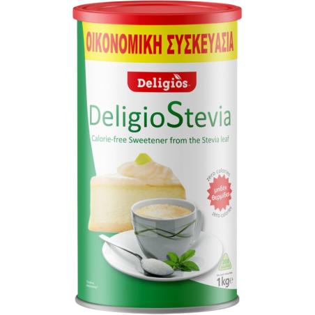 Deligios γλυκαντικό με στέβια 1kg  - 1