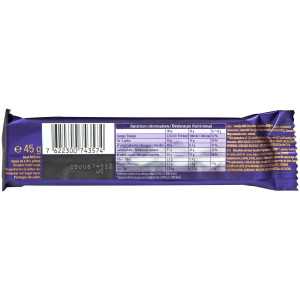 Cadbury dairy milk σοκολάτα γάλακτος 45gr