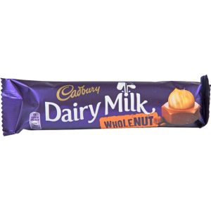 Cadbury dairy milk σοκολάτα γάλακτος με ολόκληρα φουντούκια 45gr Cadbury - 1