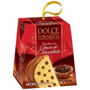 Dolce forneira panettone chocolate chips 100gr