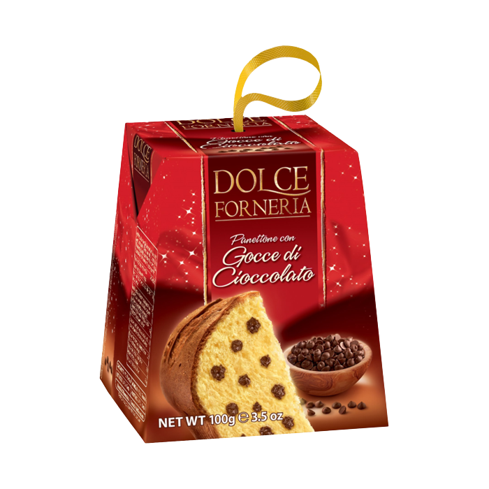 Dolce forneira panettone chocolate chips 100gr