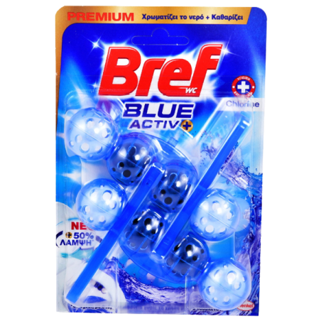 Bref μπλοκ WC blue activ hygiene 2x51ml