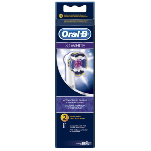 Oral-b ανταλλακτικό οδοντόβουρτσας 3d white 2τεμ