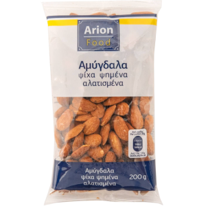 Arion food αμύγδαλα ψημένα αλατισμένα ψίχα 200gr Arion food - 1