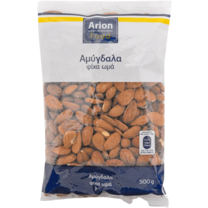 Arion food αμύγδαλα ωμά ψίχα 500gr Arion food - 1