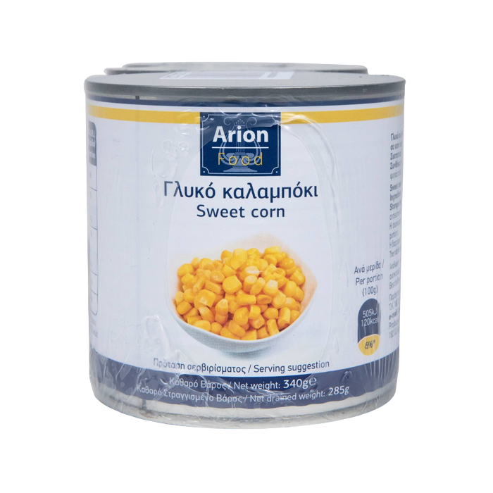 ARION Food κονσέρβα καλαμπόκι γλυκό σε κόκκους 3x340gr