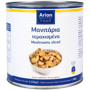 Arion food κονσέρβα μανιτάρια τεμαχισμένα 2,55kg