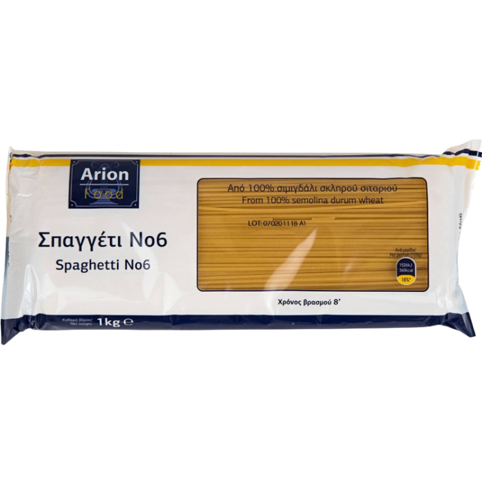 Arion food σπαγγέτι νο6 1kg