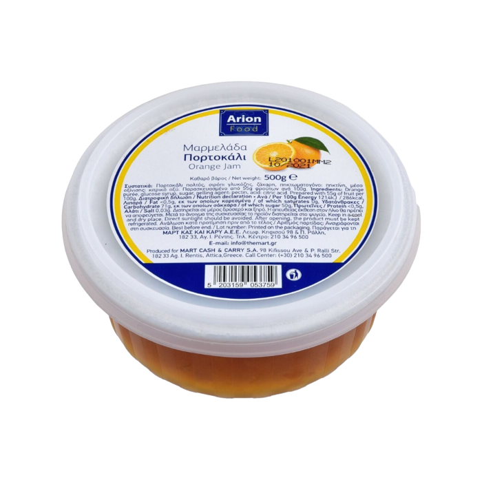 Arion food μαρμελάδα πορτοκάλι 500gr Arion food - 1