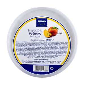 Arion food μαρμελάδα ροδάκινο 500gr Arion food - 1