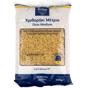 Arion food κριθαράκι μέτριο 500gr Arion food - 1