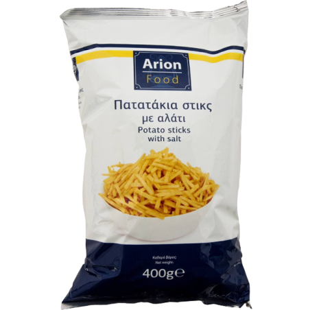 Arion food πατατάκια sticks με αλάτι 400gr