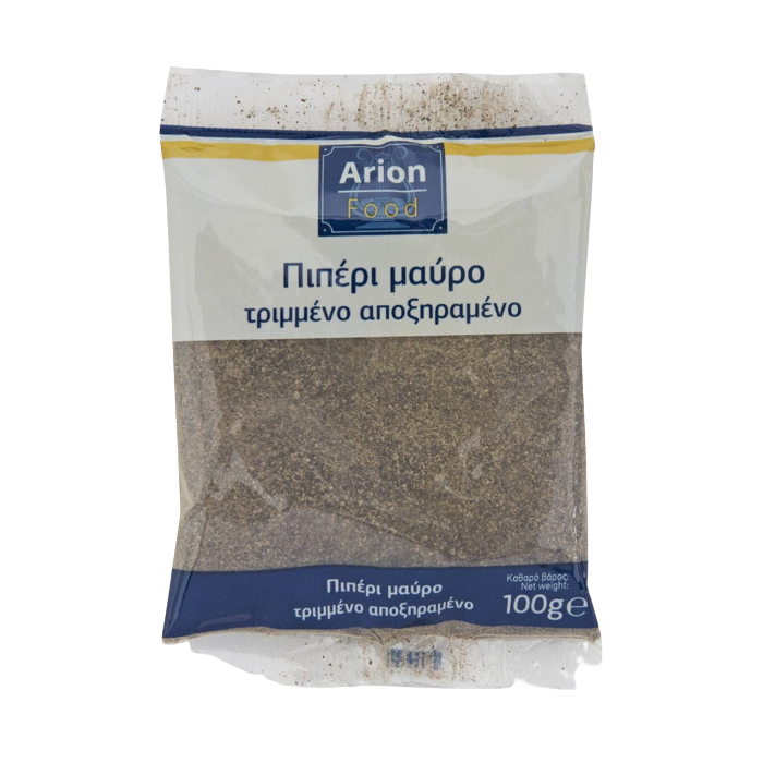 Arion food πιπέρι μάυρο τριμμένο αποξηραμένο 100gr