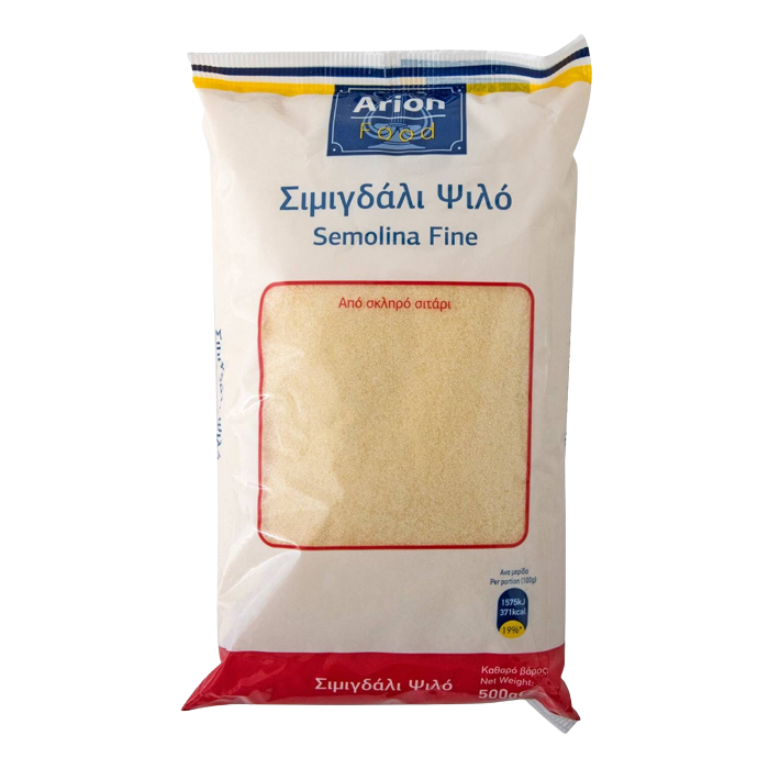 Arion food σιμιγδάλι ψιλό 500gr Arion food - 1