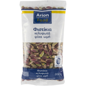 Arion food φυστίκια κελυφωτά ψίχα ωμά 200gr Arion food - 1