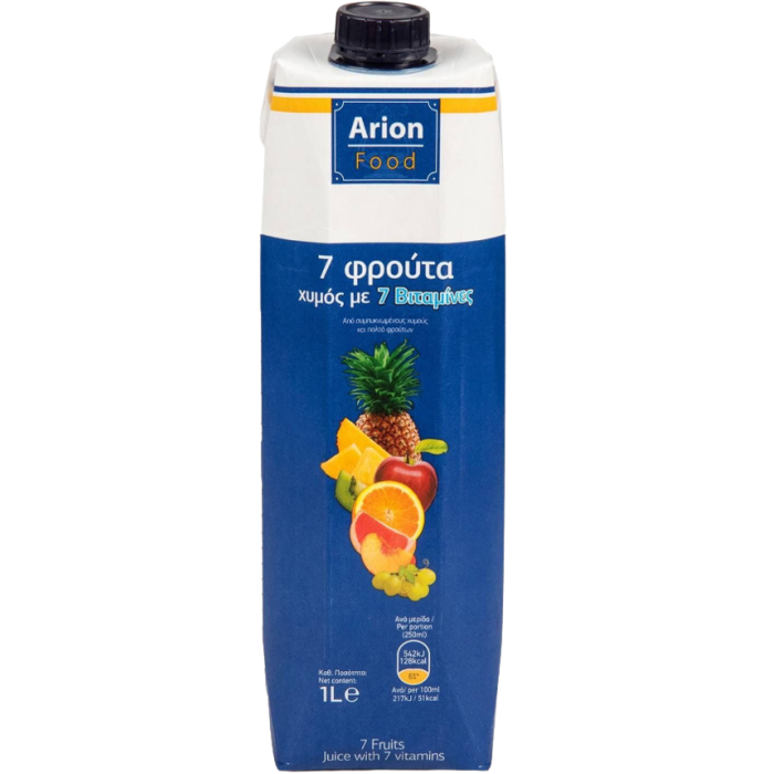 Arion food χυμός με 7 φρούτα 1lt