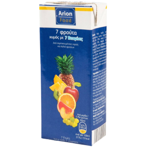 Arion food χυμός με 7 φρούτα 250ml