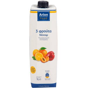 Arion food χυμός νέκταρ με 3 φρούτα 1lt