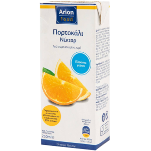 Arion food χυμός νέκταρ πορτοκάλι 250ml Arion food - 1