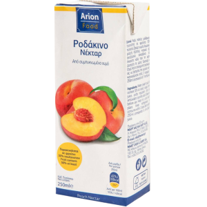 Arion food χυμός νέκταρ ροδάκινο 250ml