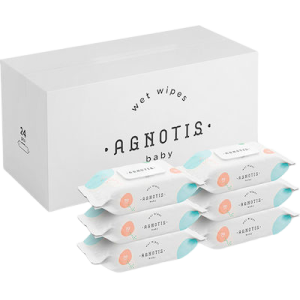 Agnotis μωρομάντηλα υποαλλεργικά χωρίς parabens & οινόπνευμα 24x70τεμ Agnotis - 1