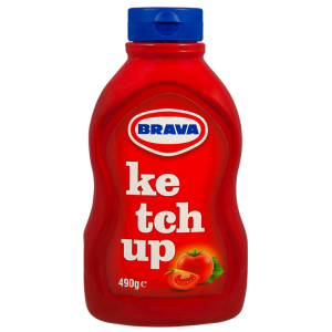 Brava ketchup πλακέ 490gr Brava - 1