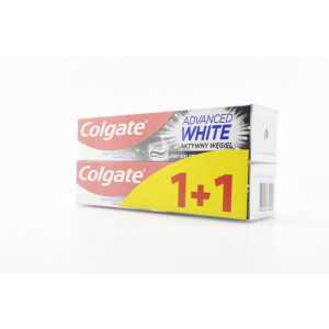 Colgate οδοντόκρεμα advanced white charcoal 2x75ml Colgate - 1