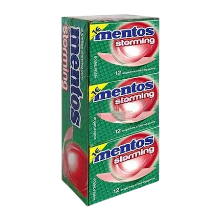 Mentos τσίχλες stroming καρπούζι 12x33gr Mentos - 1