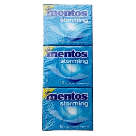 Mentos τσίχλες stroming μέντα 12x33gr Mentos - 1