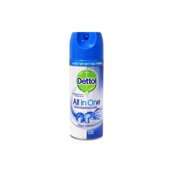 Dettol all in one απολυμαντικό spray crisp linen 6x400ml Dettol - 2