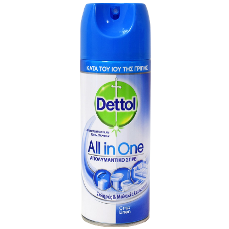 Dettol all in one απολυμαντικό spray crisp linen 6x400ml Dettol - 2