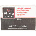 Riva cafe ζάχαρη καστανή σε sticks 400x4gr  - 1