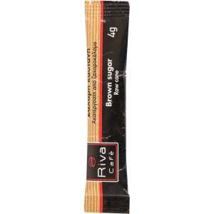 Riva cafe ζάχαρη καστανή σε sticks 400x4gr