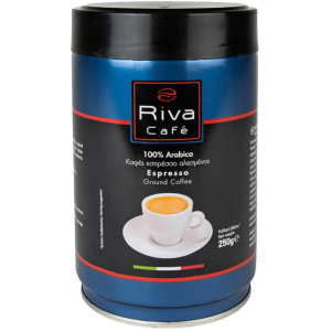 Riva cafe καφές espresso platinum αλεσμένος 250gr  - 1